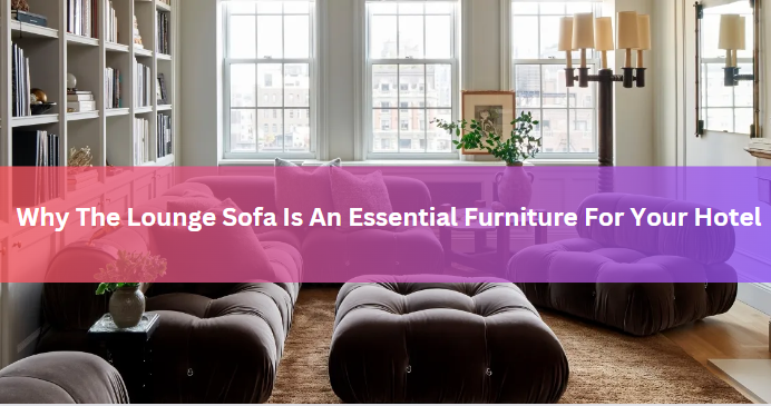 Why The Lounge Sofa Is An Essential Furniture For Your Hotel